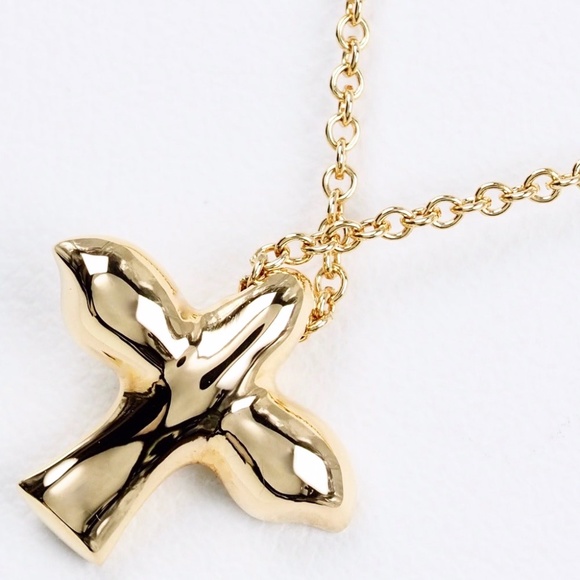 Tiffany & Co. 18k YG  Bird Cross - Picture 8 of 14